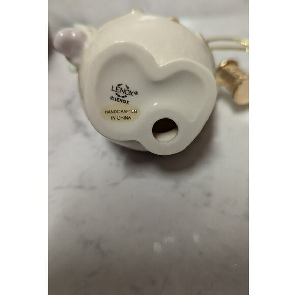 Lenox porcelain collectable snowman Christmas ornament marked with box - Picture 7 of 9